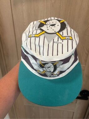 VTG Anaheim Mighty Ducks RARE Hat NHL 90s Cap  Mens